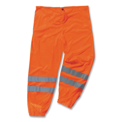 GloWear 8910 Class E Hi-Vis Pants, Large/X-Large, Orange