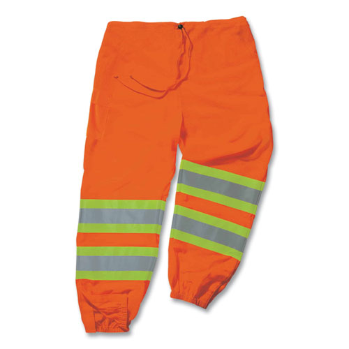 GloWear 8911 Class E Two-Tone Pants, Small/Medium, Orange