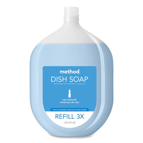 Method® Dish Soap Refill Tub, Clementine Scent, 54 oz Tub, 4/Carton