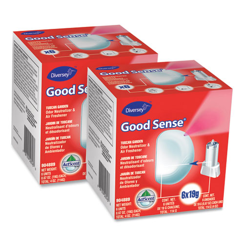 Good Sense Automatic Spray System, Tuscan Garden Scent, 0.67 oz Cartridge, 12/Carton