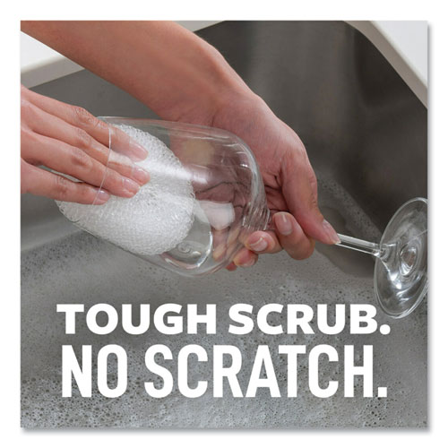 Greener Clean Recycled Scrubbing Circle, 3.5" Diameter, 0.7" Thick, White, 3/Pack