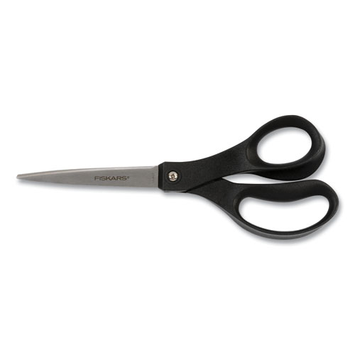 Image of Scissors, Pointed Tip, 10" Long, Black Straight Handle