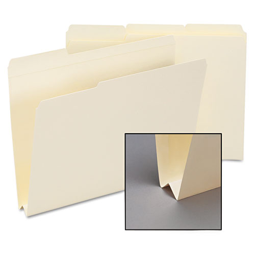 Smead® Expandable Heavyweight File Folders, 1/3-Cut Tabs, Legal Size ...