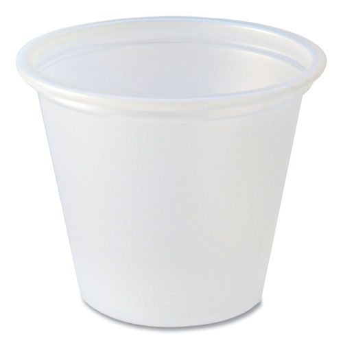Portion Cups, 1 oz, Translucent, 250/Sleeve, 10 Sleeve/Carton