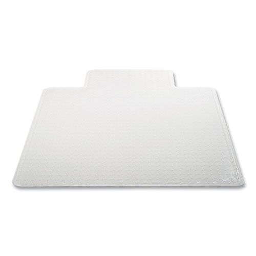 DuraMat Moderate Use Chair Mat for Low Pile Carpeting, Lipped, 45 x 53, Clear, 50/Pallet, Ships in 4-6 Business Days