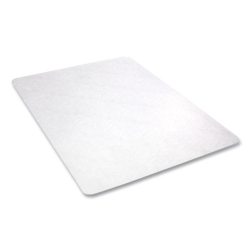 Image of EconoMat Antimicrobial Chair Mat, Rectangular, 45 x 63, Clear, Ships in 4-6 Business Days
