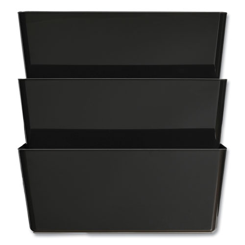 EZ Link Stackable DocuPocket, 3 Sections, Legal Size, 16.25 x 4 x 19, Black, Ships in 4-6 Business Days