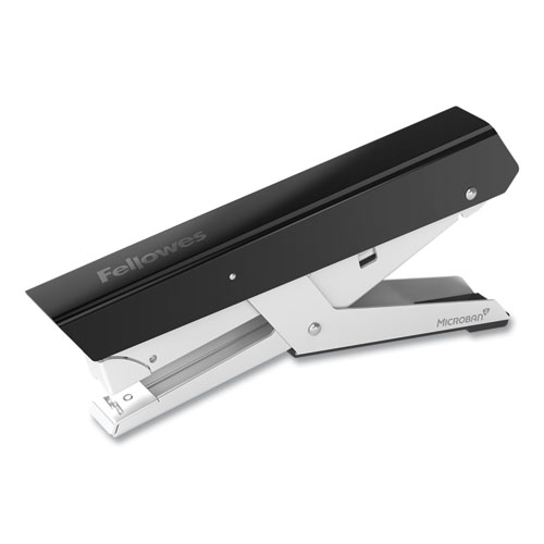 Fellowes® Lx890T Handheld Plier Stapler, 40-Sheet Capacity, 0.25"; 0.31" Staples, Black/White