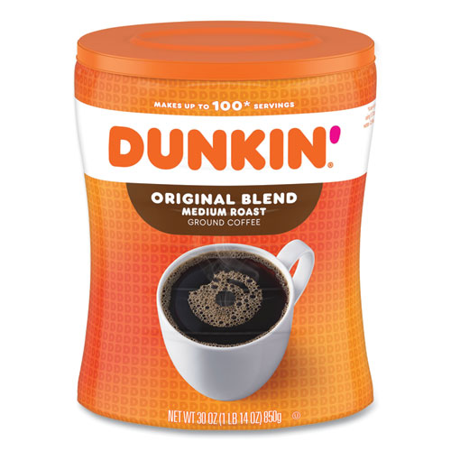 Original Blend Coffee, Dunkin Original, 30 oz Canister
