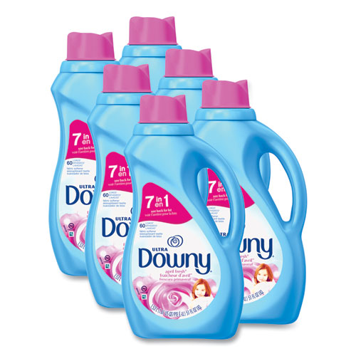 Downy® Liquid Fabric Softener, April Fresh, 140 oz Bottle, 4/Carton