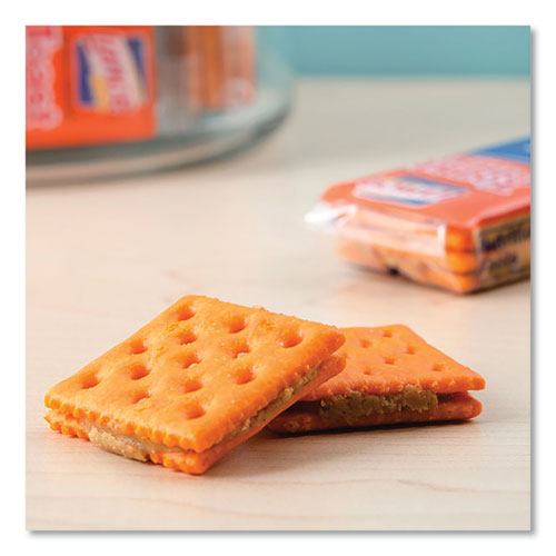 Toast Cheese Crackers, Peanut Butter, 1.5 oz Packet, 24/Box