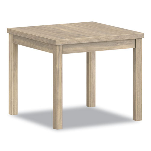 HON® 80000 Series Laminate Occasional Corner Table, 24d x 24w x 20h, Kingswood Walnut