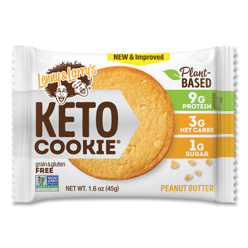 Image of Keto Peanut Butter Cookie, 1.6 oz Packet, 12/Pack, Ships in 1-3 Business Days