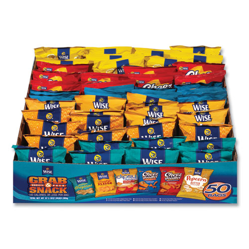 Wise® Grab and Snack Variety Pack, Assorted Flavors, 50/Pack, Ships in 1-3 Business Days