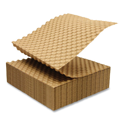 Bubble Paper, 12" x 250 ft, Perforated Every 12", Kraft, 250 Sheets/Carton