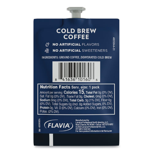 Cold Brew Coffee Freshpack, 0.26 oz Freshpack, 80/Carton