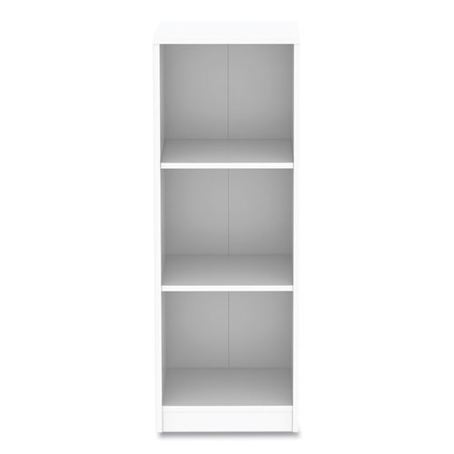 Workspace by Alera® Five-Shelf Bookcase, 27.56" x 11.42" x 77.56", White
