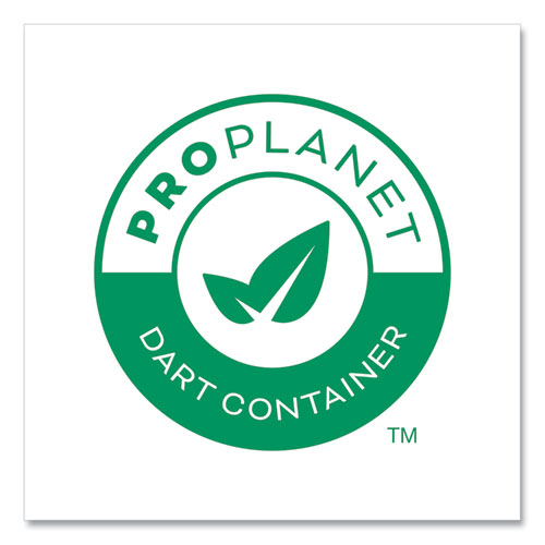 Compostable Paper Hot Cups, ProPlanet Seal, 16 oz, White/Green, 1,000/Carton