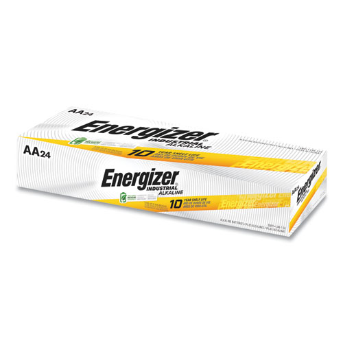 Industrial Alkaline AA Batteries, 1.5 V, 24/Box
