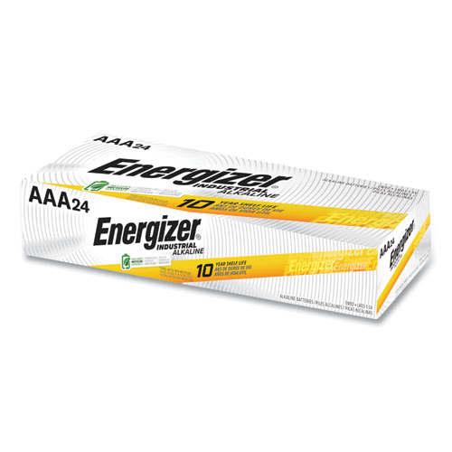 Industrial Alkaline AAA Batteries, 1.5 V, 24/Box
