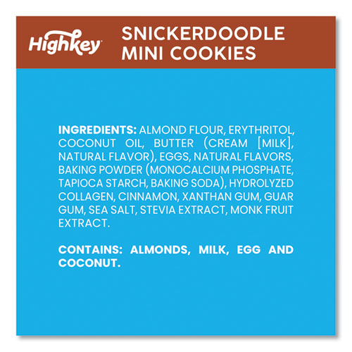 Snickerdoodle Cookies, Snickerdoodle, 2 oz Bag, 6/Carton