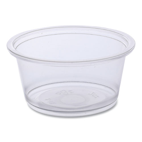 Plastic Portion Cups - 3.25oz PP Portion Cups - Clear - 2,500 ct