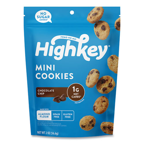 Chocolate Chip Cookies, 2 oz, Bag, 6/Carton