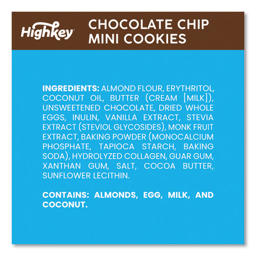 Chocolate Chip Cookies, 2 oz, Bag, 6/Carton