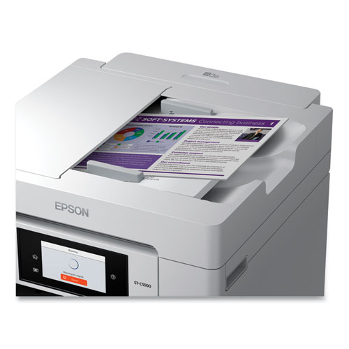 WorkForce Pro ST-C5500 Supertank Color MFP, Copy/Fax/Print/Scan