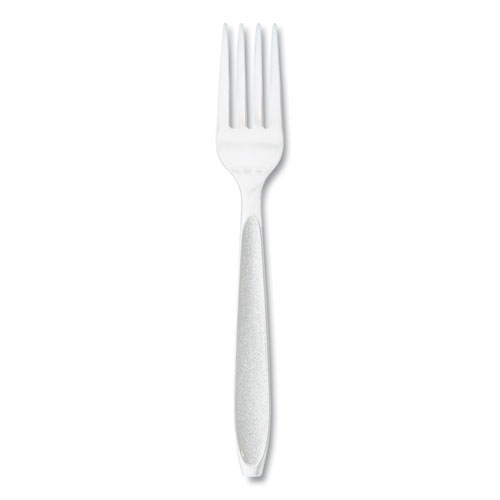 Impress Heavyweight Full-Length Polystyrene Cutlery, Fork, White, 100/Box, 10 Boxes/Carton