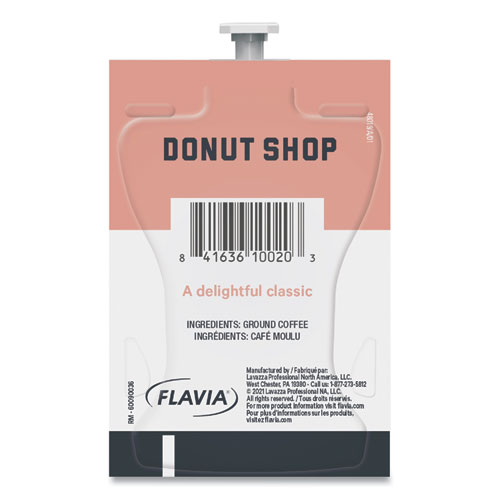 Alterra Donut Shop Coffee Freshpack, Donut Shop, 0.28 oz Pouch, 100/Carton