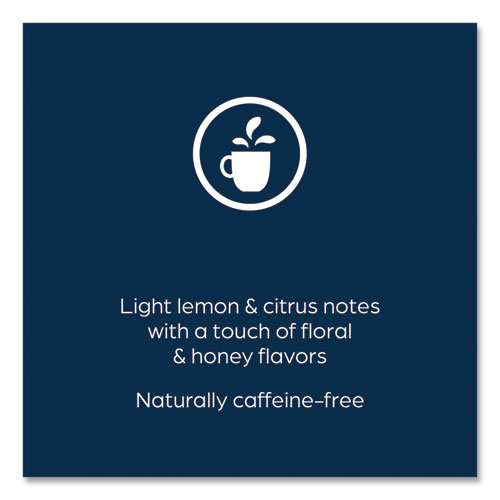 The Bright Tea Co. Lemon Herbal Tea Freshpack, Lemon, 0.11 oz Pouch, 100/Carton