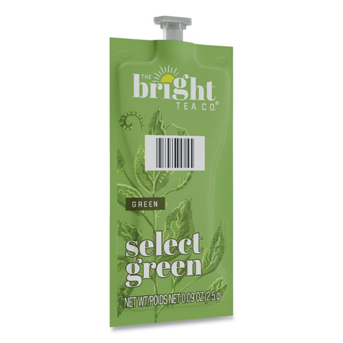 The Bright Tea Co. Select Green Tea Freshpack, Select Green, 0.09 oz Pouch, 100/Carton