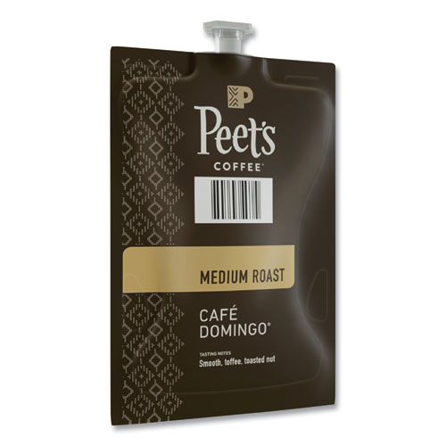 Peet's Coffee Cafe Domingo Freshpack, Cafe Domingo, 0.35 oz Pouch, 76/Carton