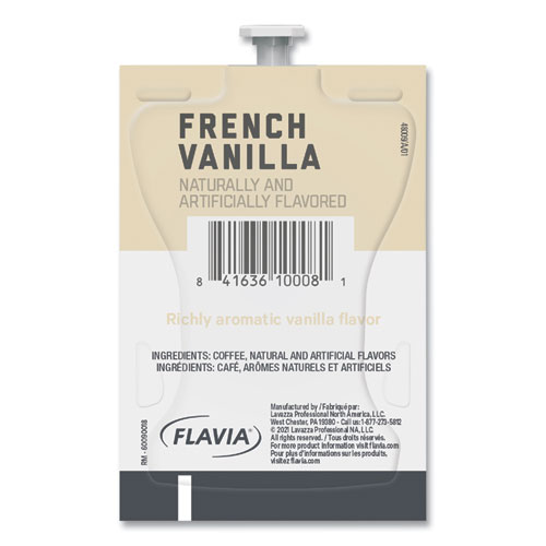 Alterra French Vanilla Coffee Freshpack, French Vanilla, 0.23 oz Pouch, 100/Carton