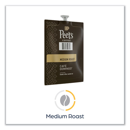 Peet's Coffee Cafe Domingo Freshpack, Cafe Domingo, 0.35 oz Pouch, 76/Carton