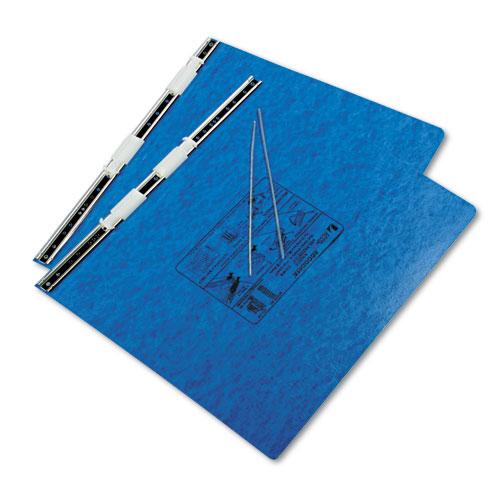 Image of Acco Presstex Covers With Storage Hooks, 2 Posts, 6" Capacity, 14.88 X 11, Light Blue