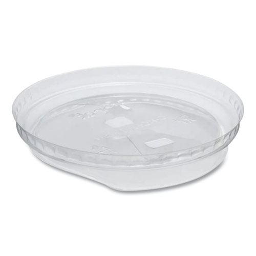 PET Lids, Strawless Sipper, Fits 12 oz to 24 oz Cold Cups, Clear, 1,000/Carton