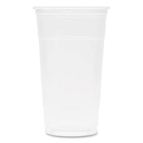 Image of PET Plastic Cups, 32 oz, Clear, 300/Carton