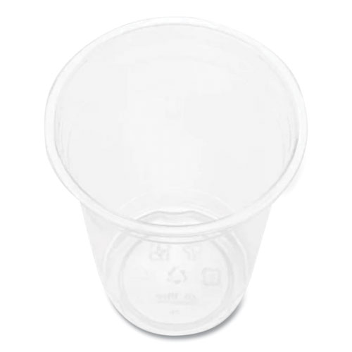 PET Plastic Cups, 10 oz, Clear, 1,000/Carton