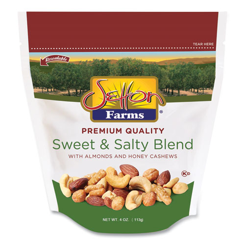 Setton Farms® Sweet and Salty Blend, 4 oz Bag, 10/Carton