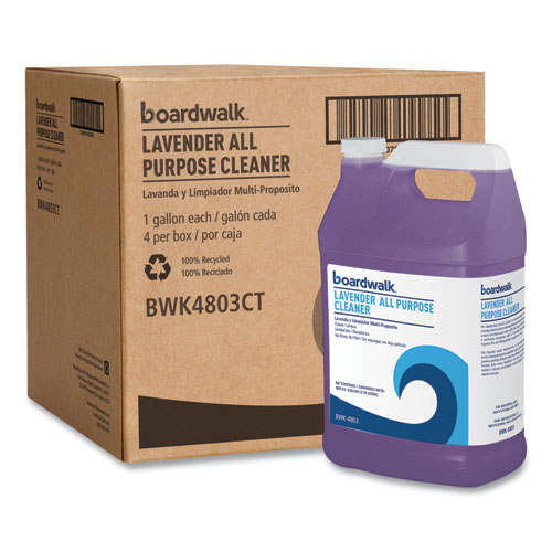 Image of All Purpose Cleaner, Lavender Scent, 128 oz Bottle, 4/Carton