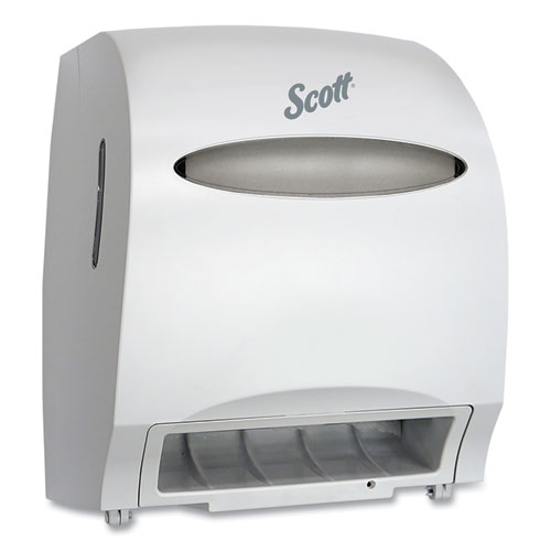 Scott® Essential Electronic Hard Roll Towel Dispenser, 12.7 x 9.57 x 15.76, White