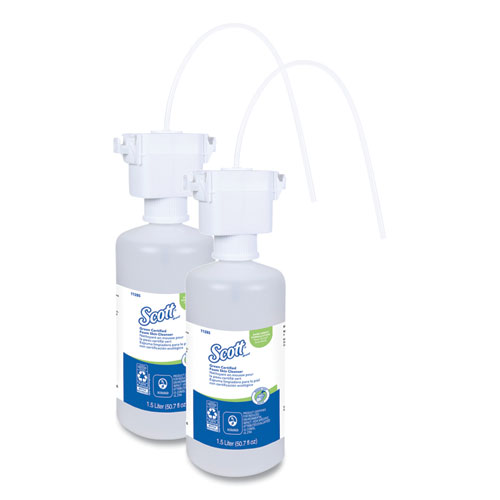 Image of Scott® Essential Green Certified Foam Skin Cleanser, Fragrance-Free, 1,500 Ml Refill, 2/Carton