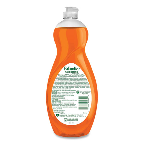 Ultra Antibacterial Dishwashing Liquid, Orange Scent, 32.5 oz Bottle, 9/Carton