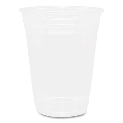 Image of PET Plastic Cups, 16 oz, Clear, 1,000/Carton