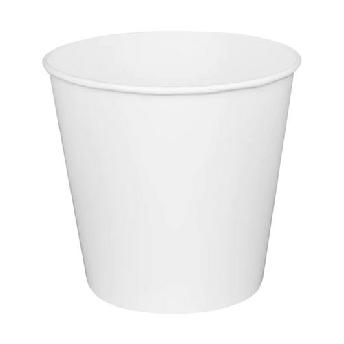 Karat® Food Bucket, 85 oz, 7.36" Dia x 6"h, White, Paper, 180/Carton