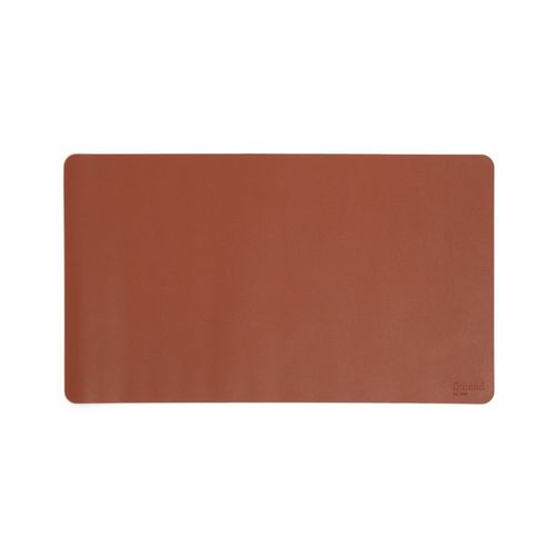 Vegan Leather Desk Pads, 23.6" x 13.7", Brown