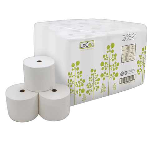 High-Capacity Bath Tissue, White, 1,000 Sheets/Roll, 36 Rolls/Carton