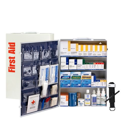 Image of 150 Person ANSI B 4 Shelf Cabinet, 1,462 Pieces, Metal Case